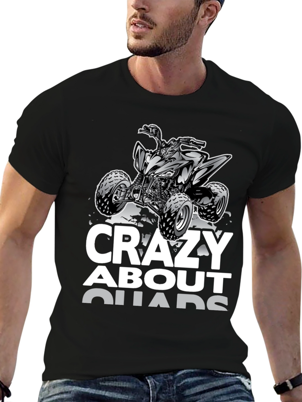 Crazy About Quads Graphic T-Shirt