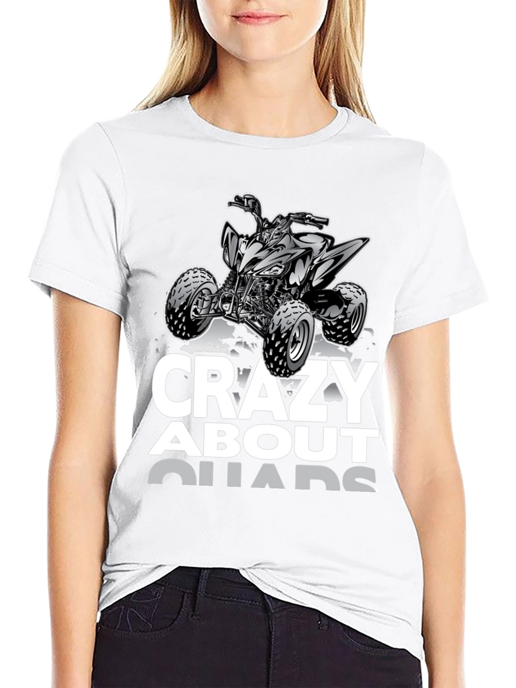 Crazy About Quads Graphic T-Shirt