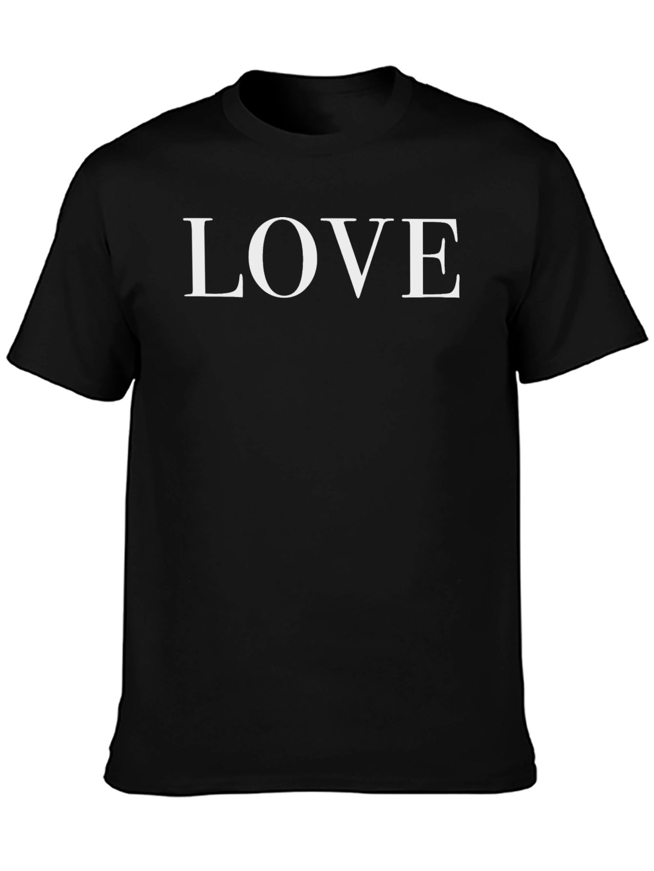 Love T-Shirt - Stylish Black Graphic Tee