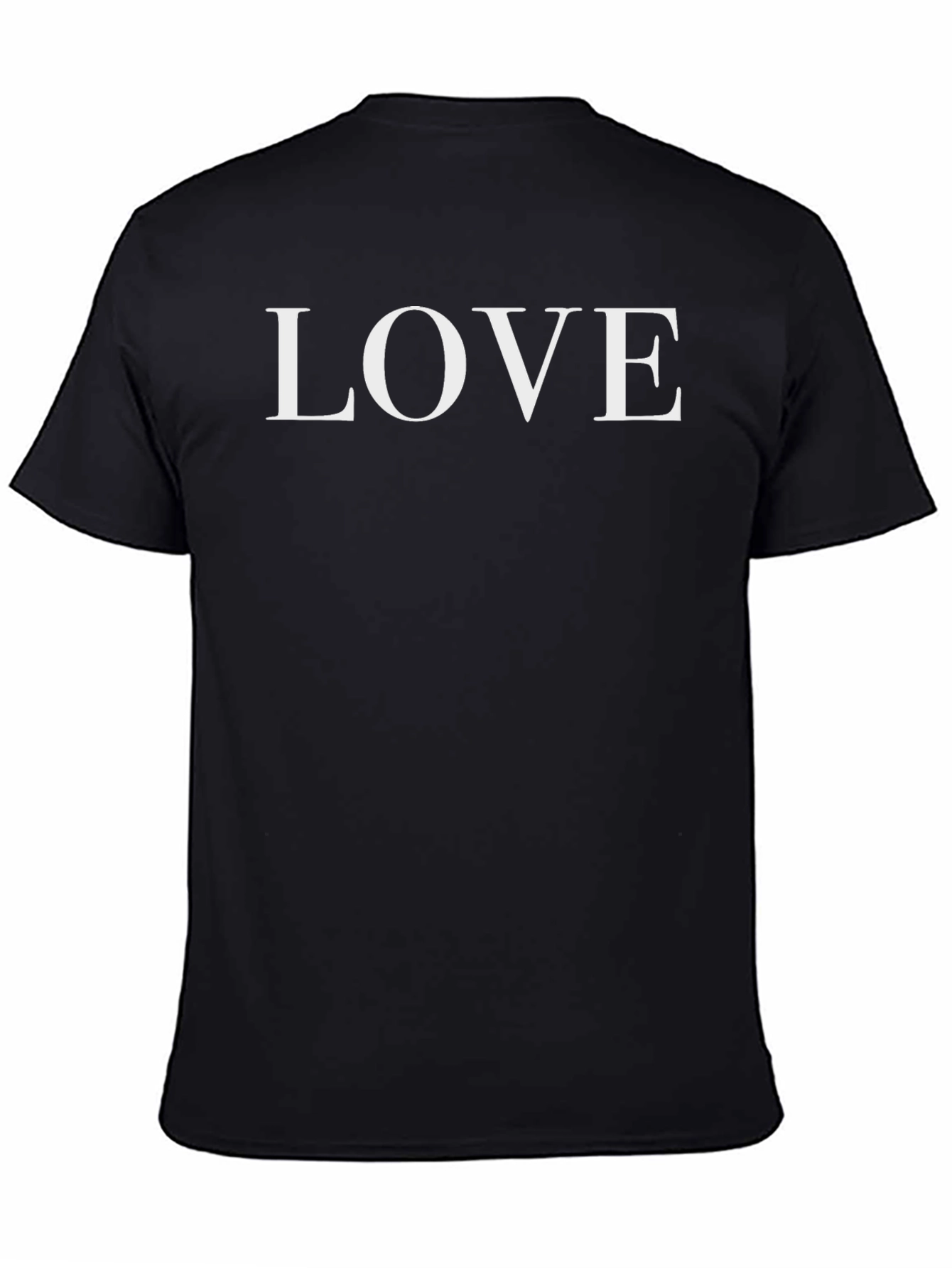 Love T-Shirt - Stylish Black Graphic Tee