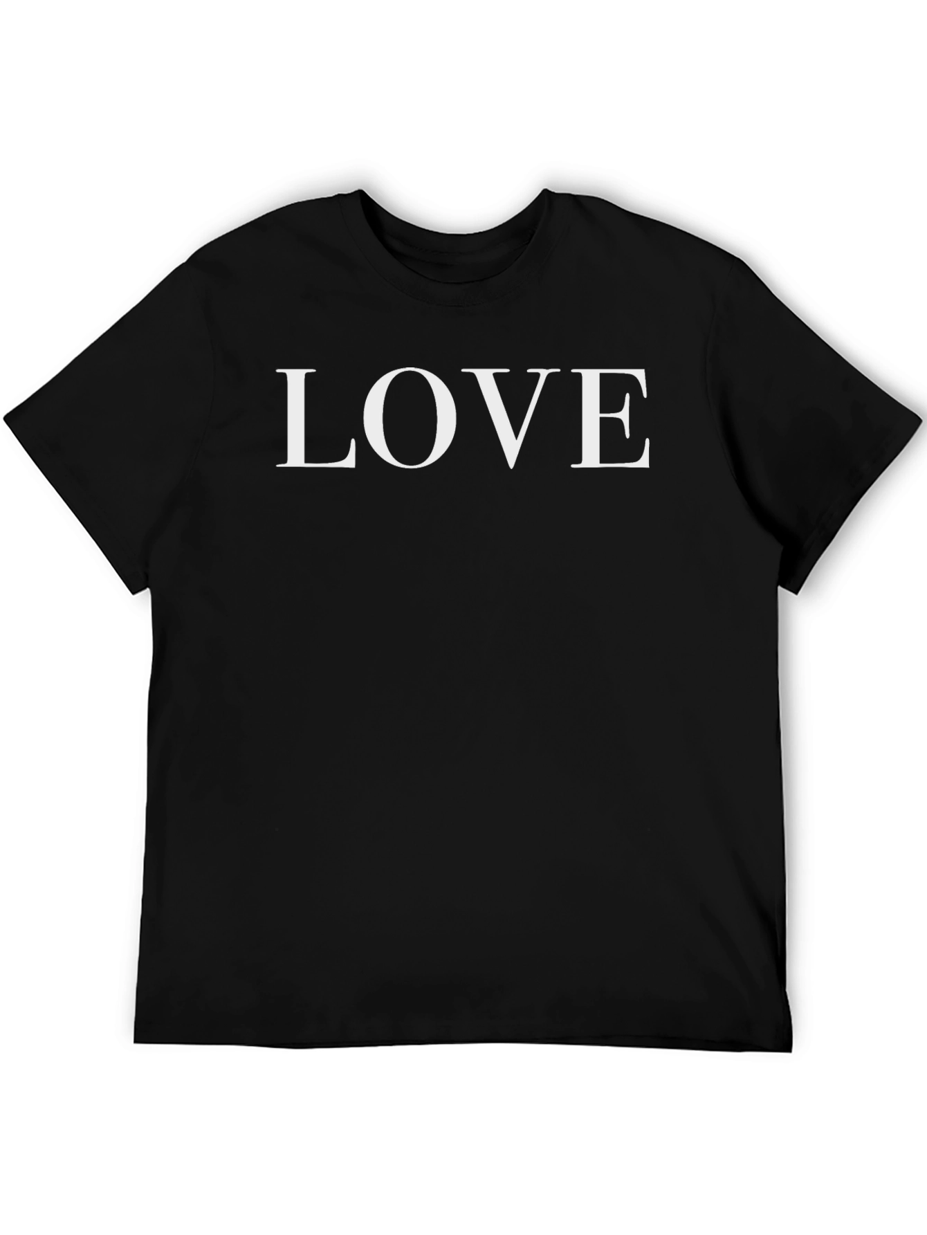 Love T-Shirt - Stylish Black Graphic Tee