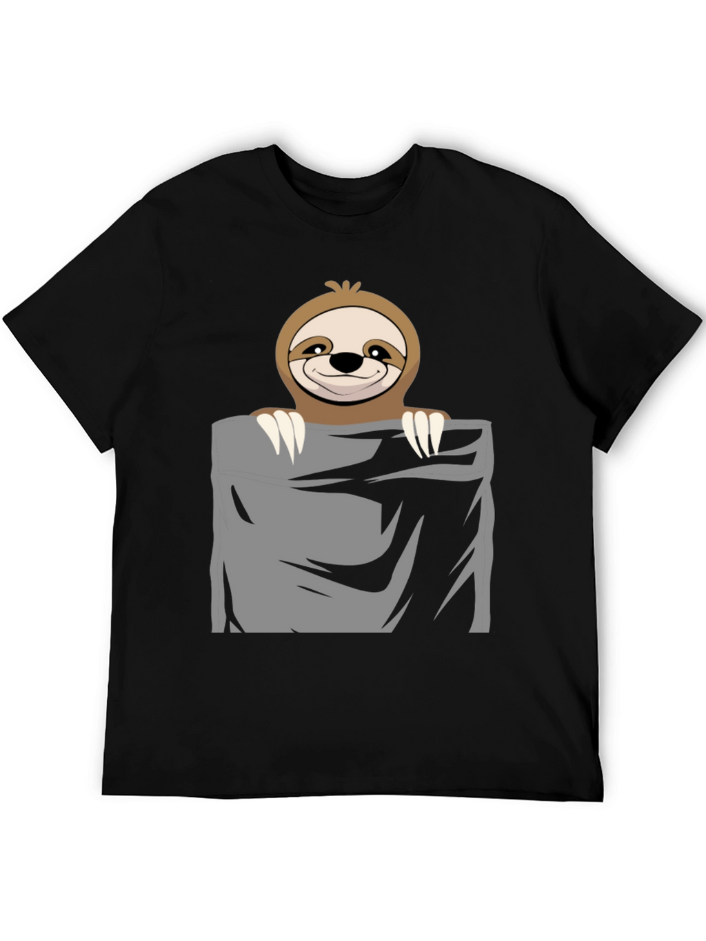 Sloth Pocket T-Shirt - Cute & Funny Animal Tee