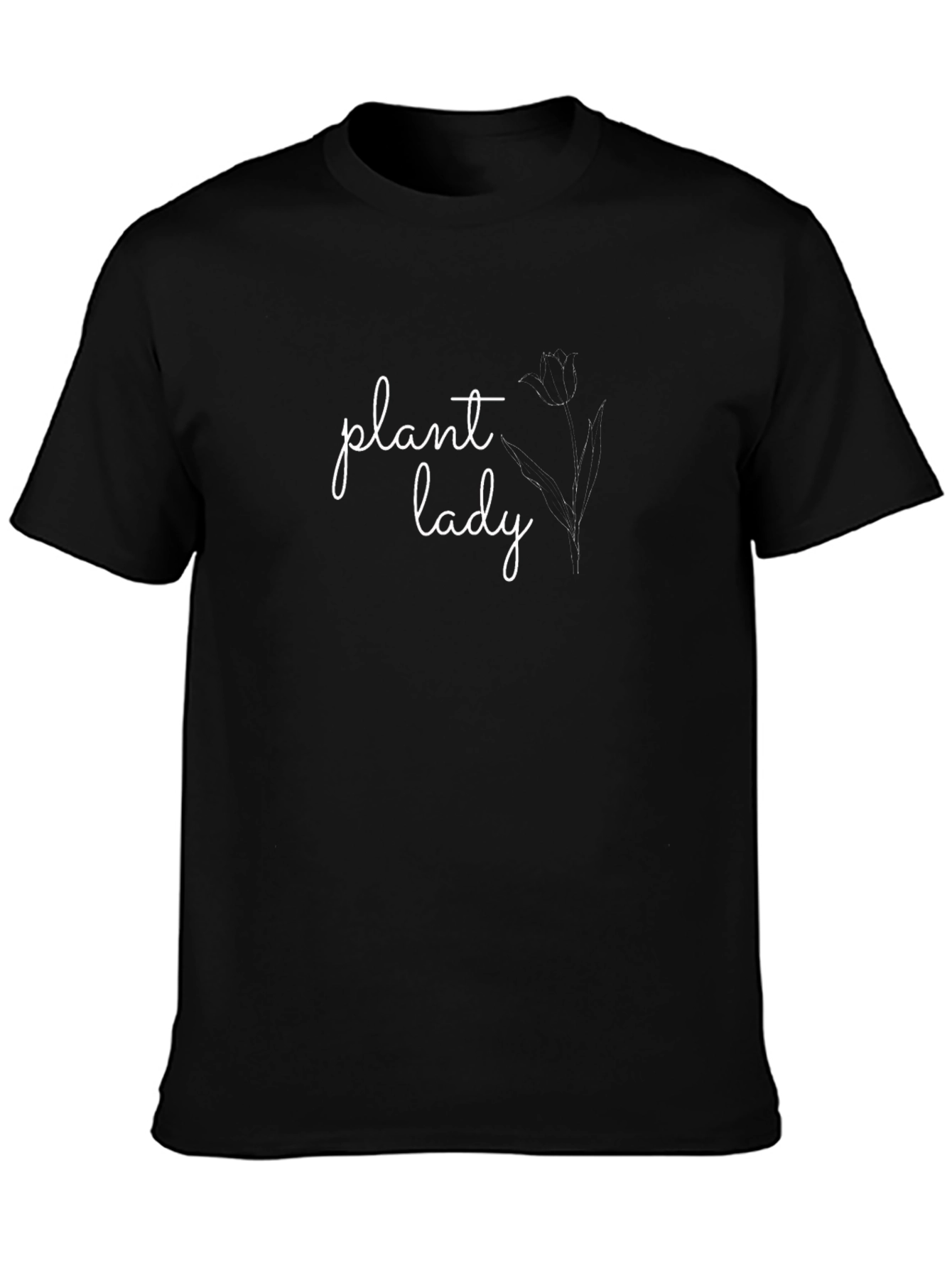 Plant Lady Black Graphic Tee