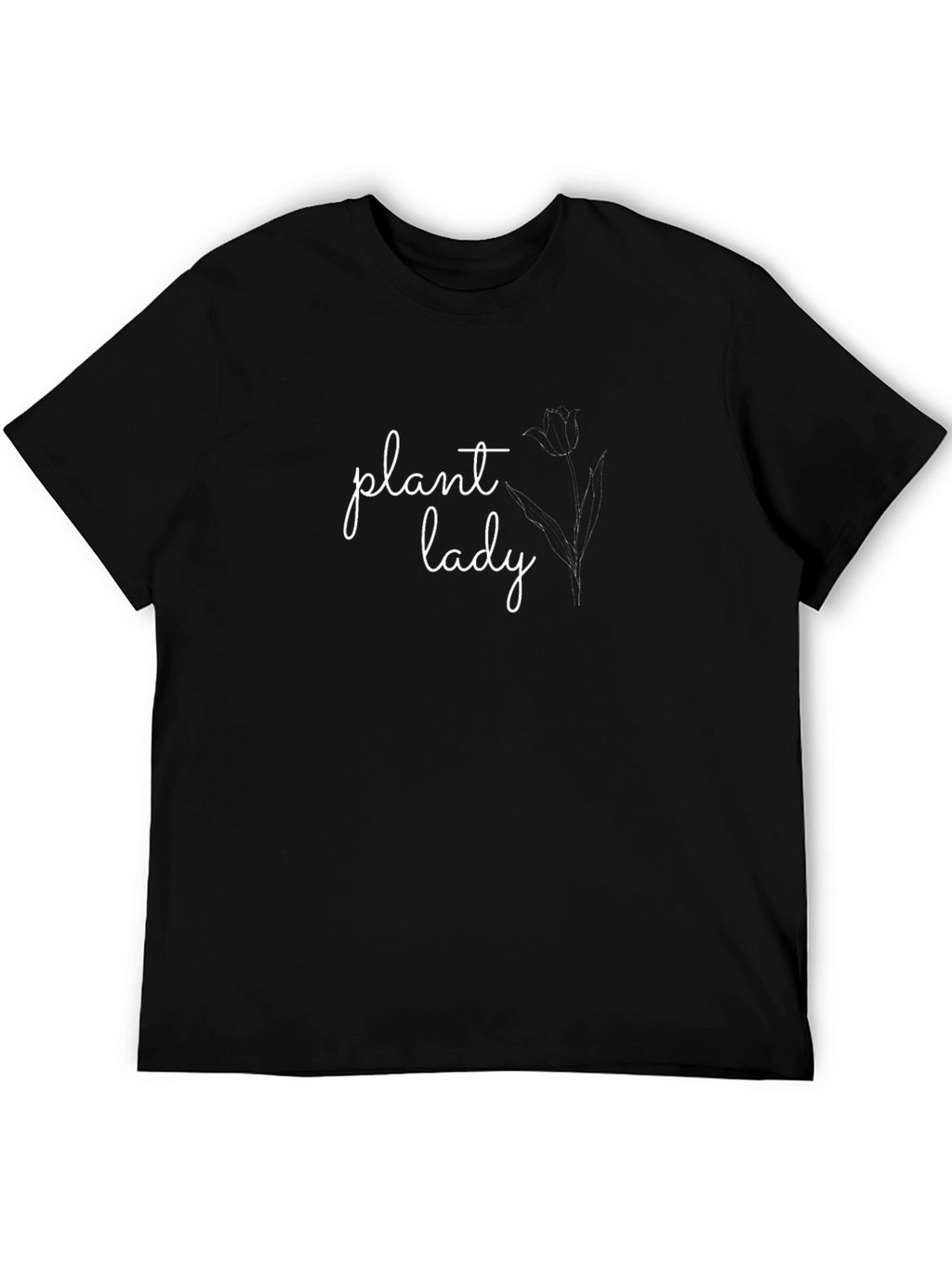Plant Lady Black Graphic Tee