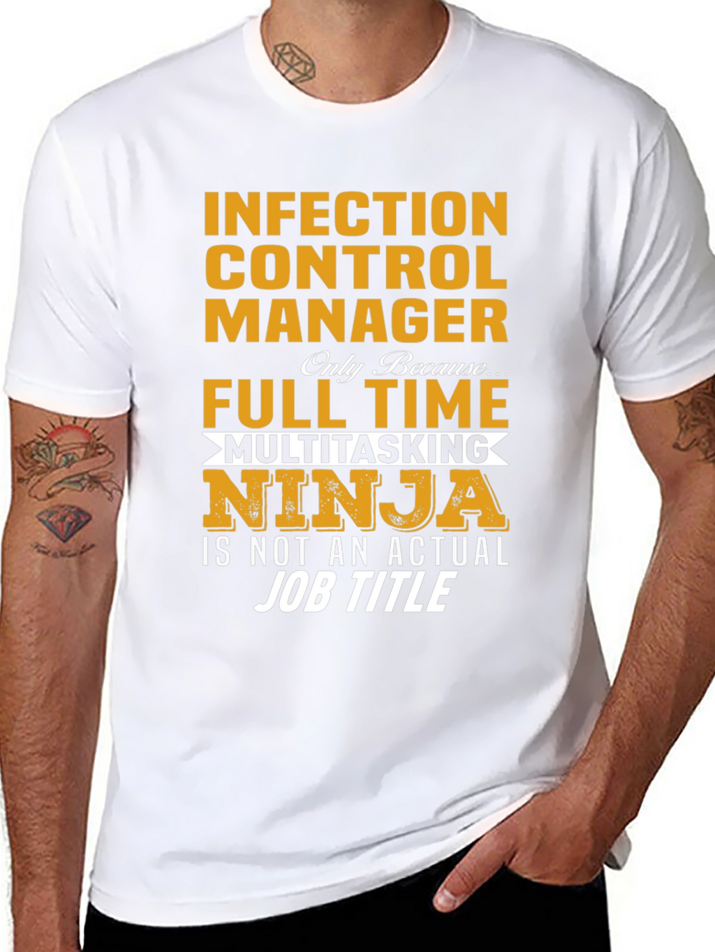 Infection Control Manager Multitasking Ninja T-Shirt