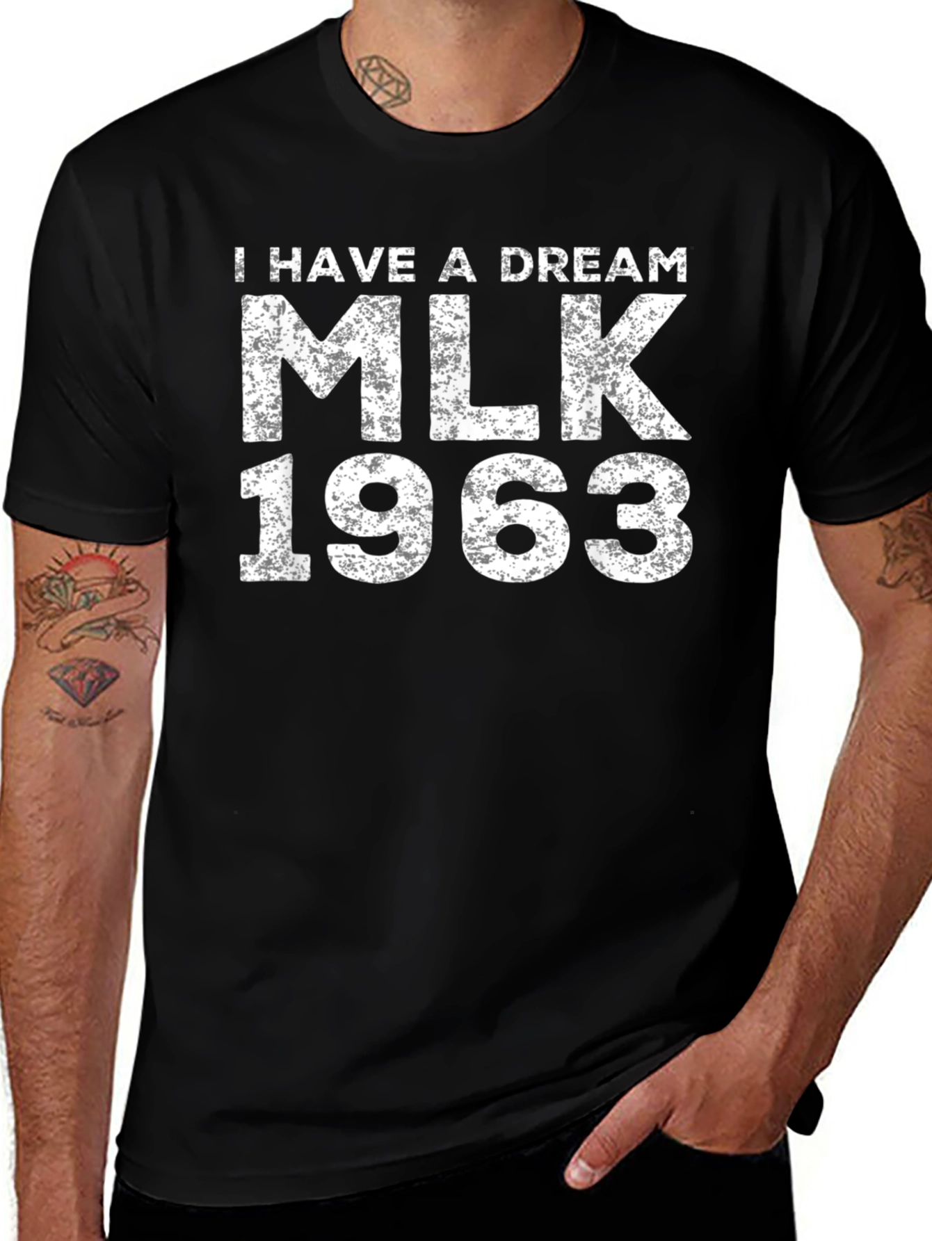 I Have a Dream MLK 1963 Black T-Shirt