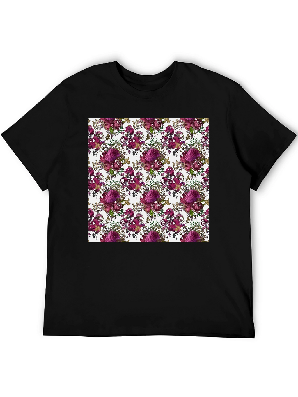 Floral Pattern T-Shirt - Stylish Comfort