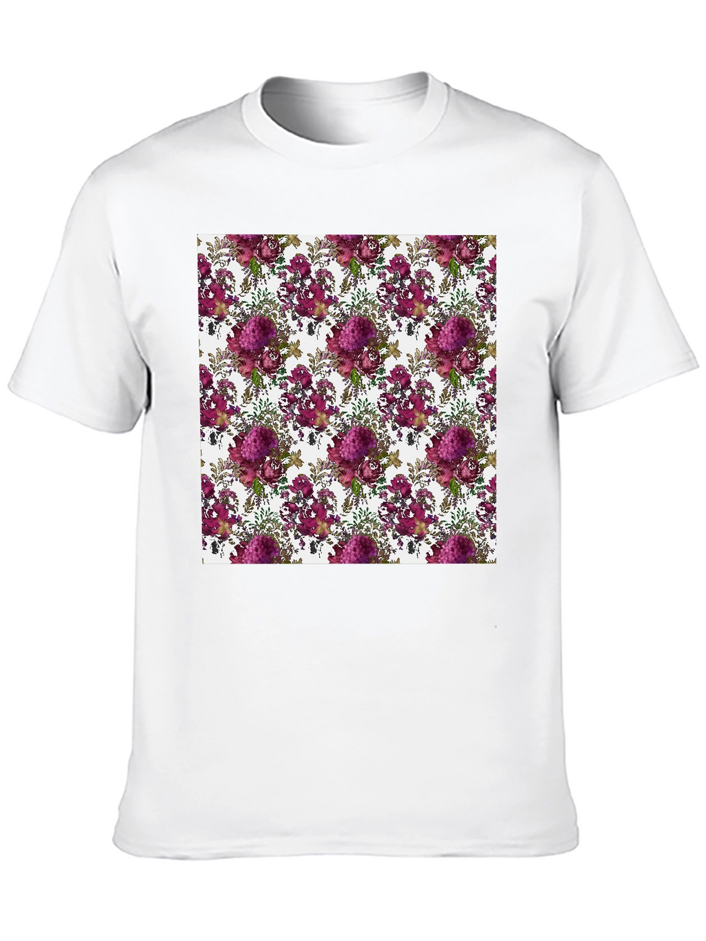 Floral Pattern T-Shirt - Stylish Comfort