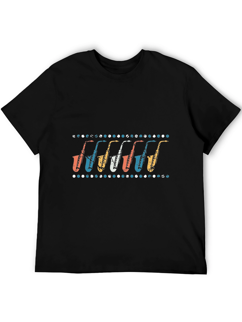 Retro Saxophone Graphic Tee