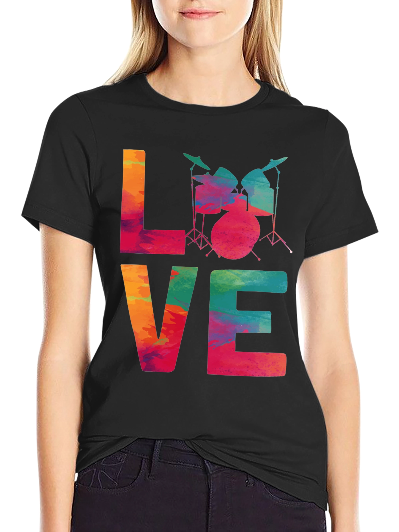 Love Drums T-Shirt - Musician Tee