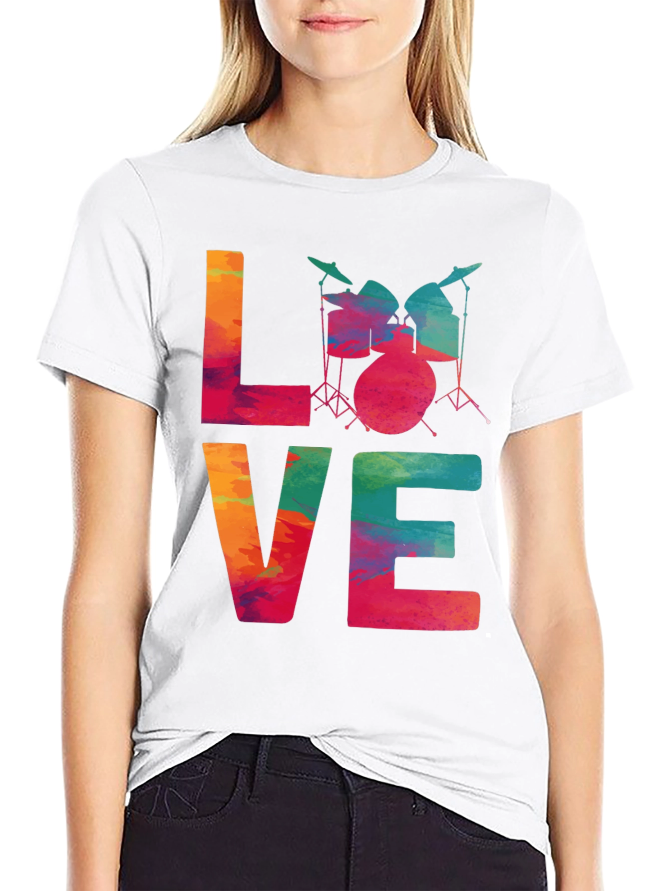 Love Drums T-Shirt - Musician Tee