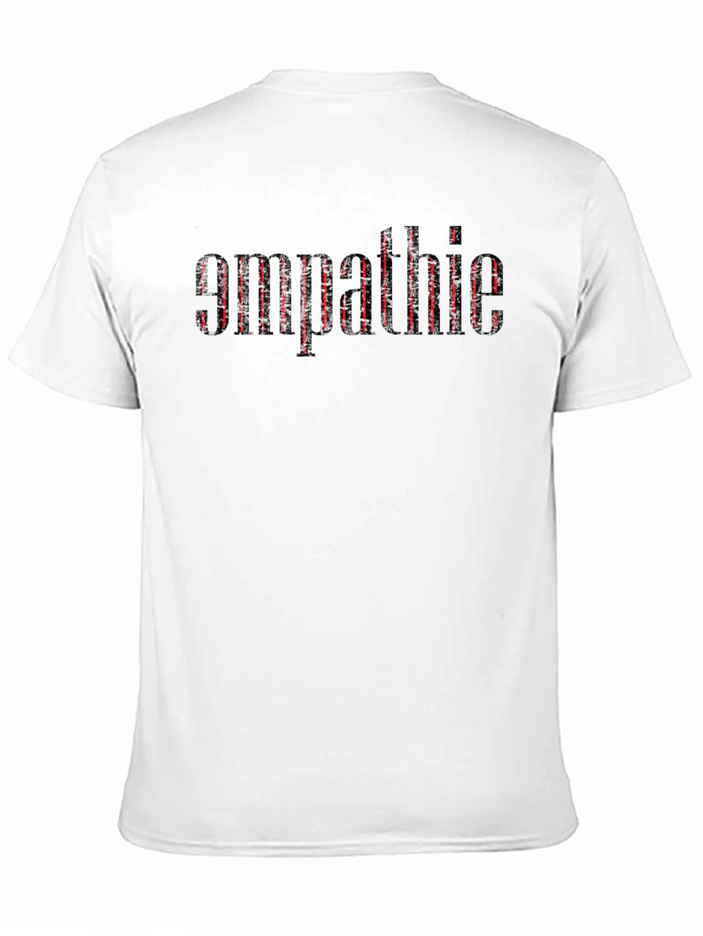 Empathie Graphic Print Black T-Shirt