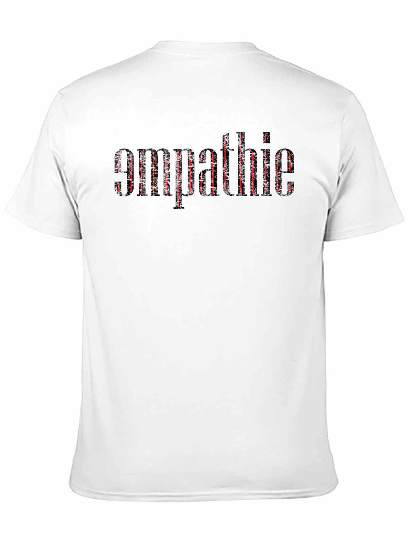 Empathie Graphic Print Black T-Shirt