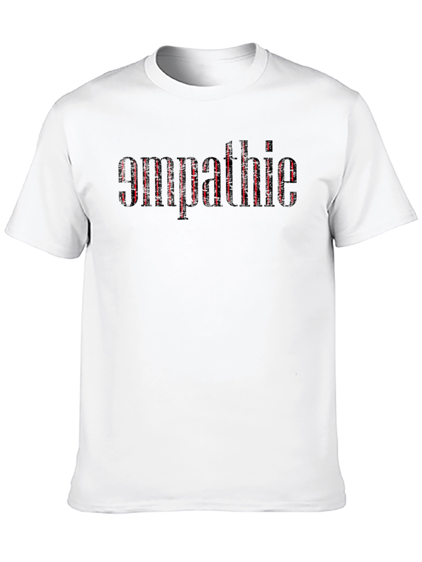 Empathie Graphic Print Black T-Shirt