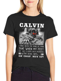 Calvin Devil Graphic Tee - Novelty Gift