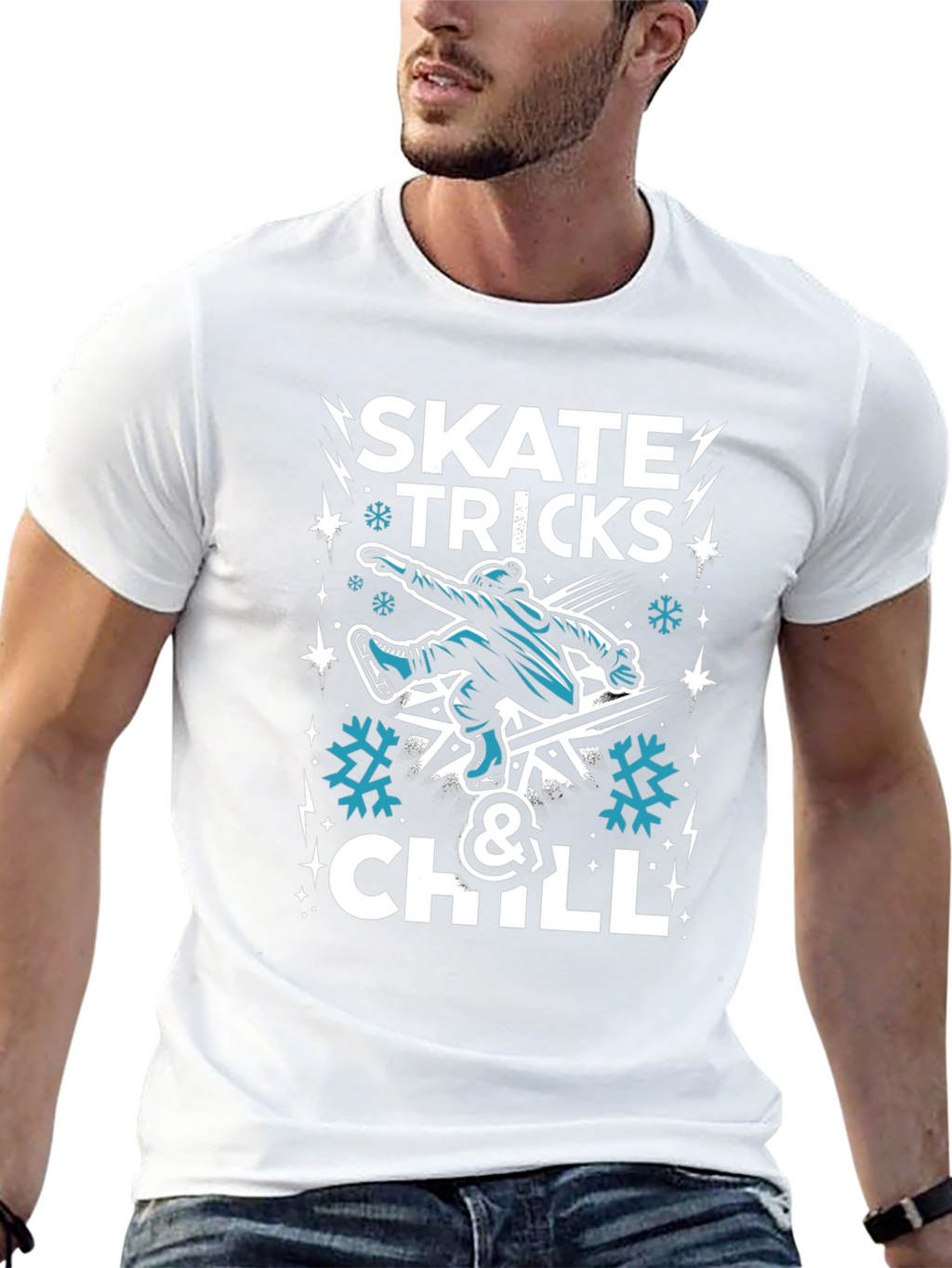 Skate Tricks & Chill Graphic T-Shirt