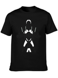 Gymnastics Tee: Funny Cartoon T-Shirt