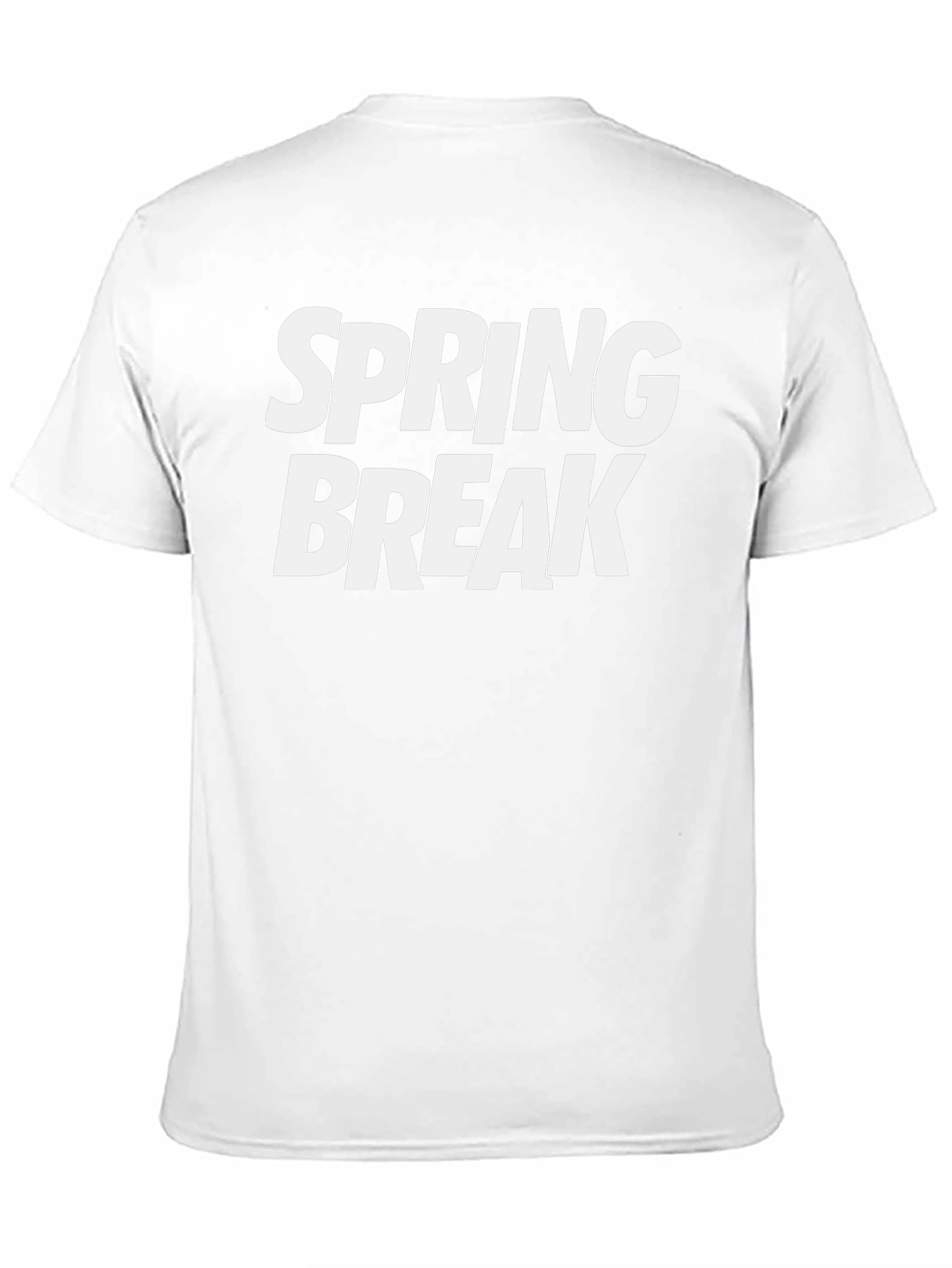 Spring Break Graphic T-Shirt - Black