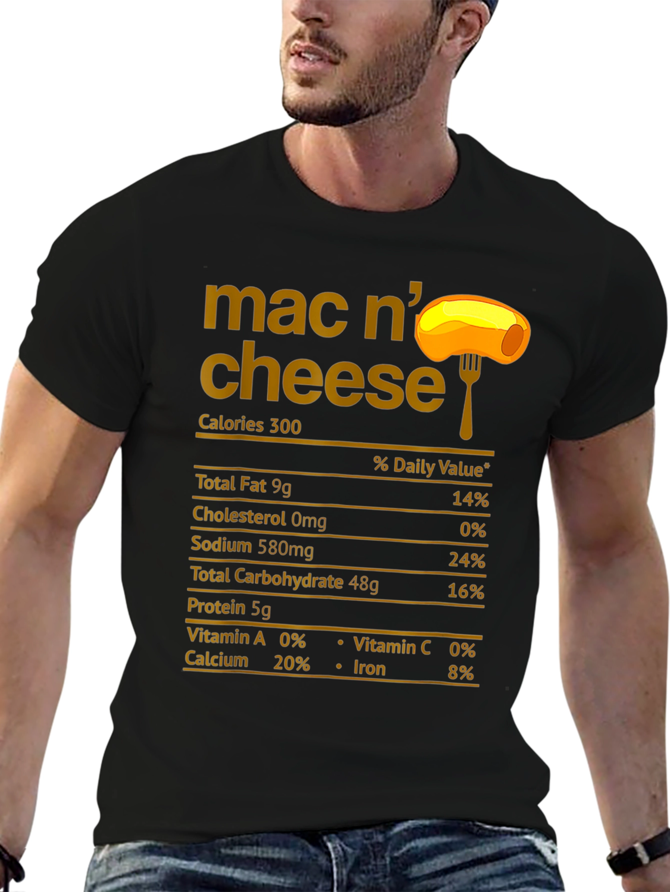 Mac N Cheese Nutrition Facts T-Shirt