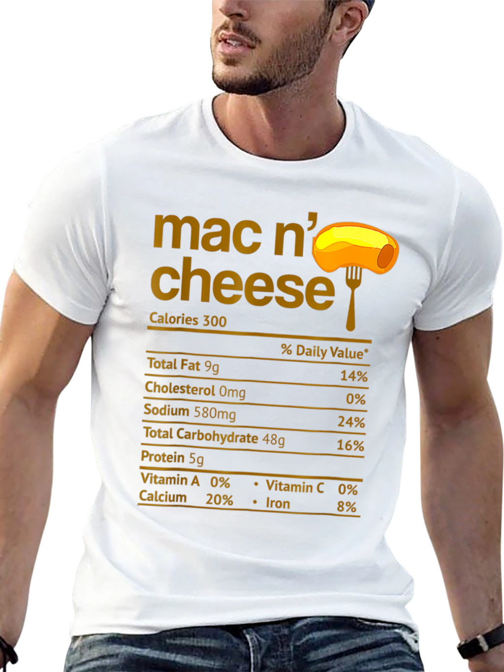Mac N Cheese Nutrition Facts T-Shirt