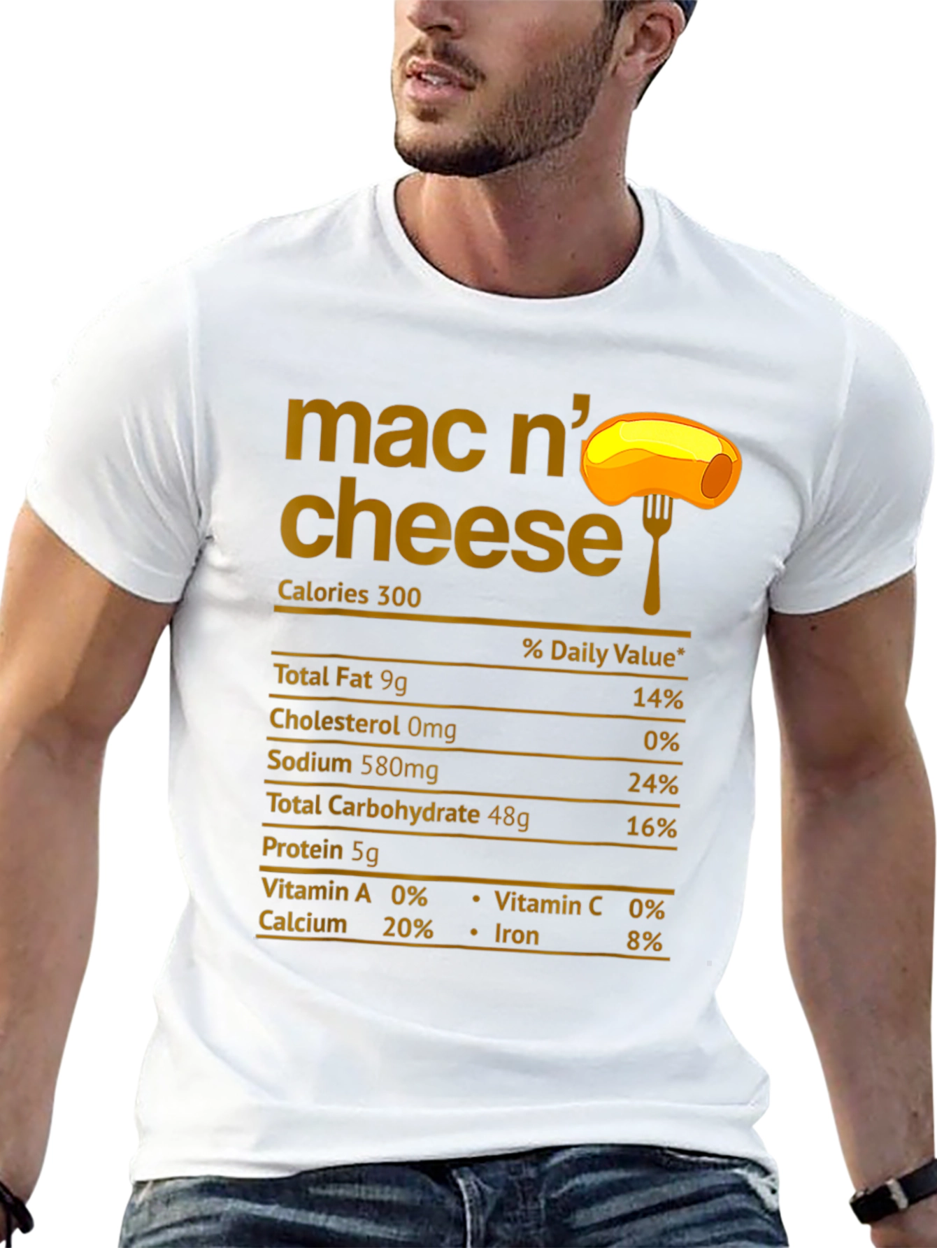 Mac N Cheese Nutrition Facts T-Shirt