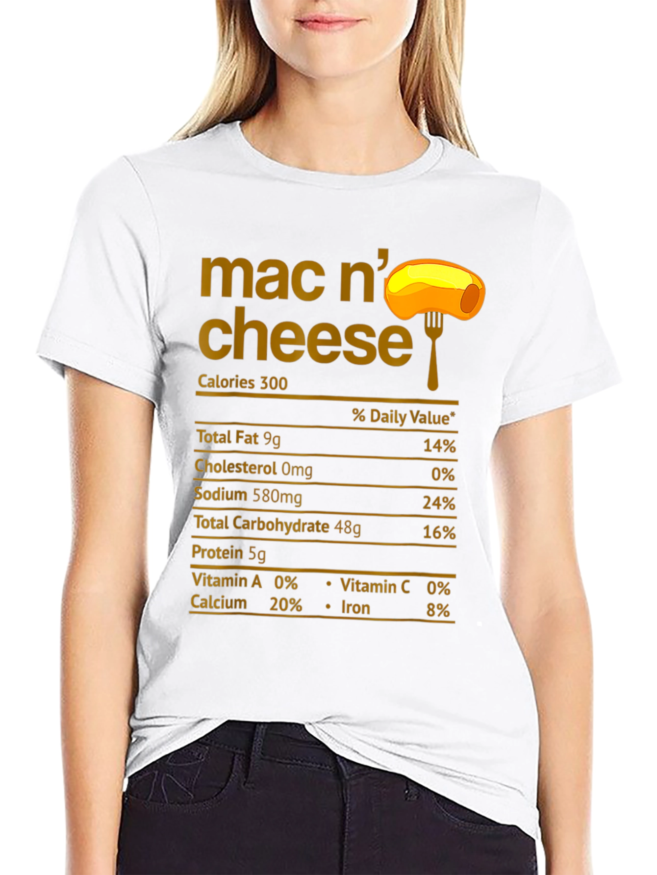Mac N Cheese Nutrition Facts T-Shirt