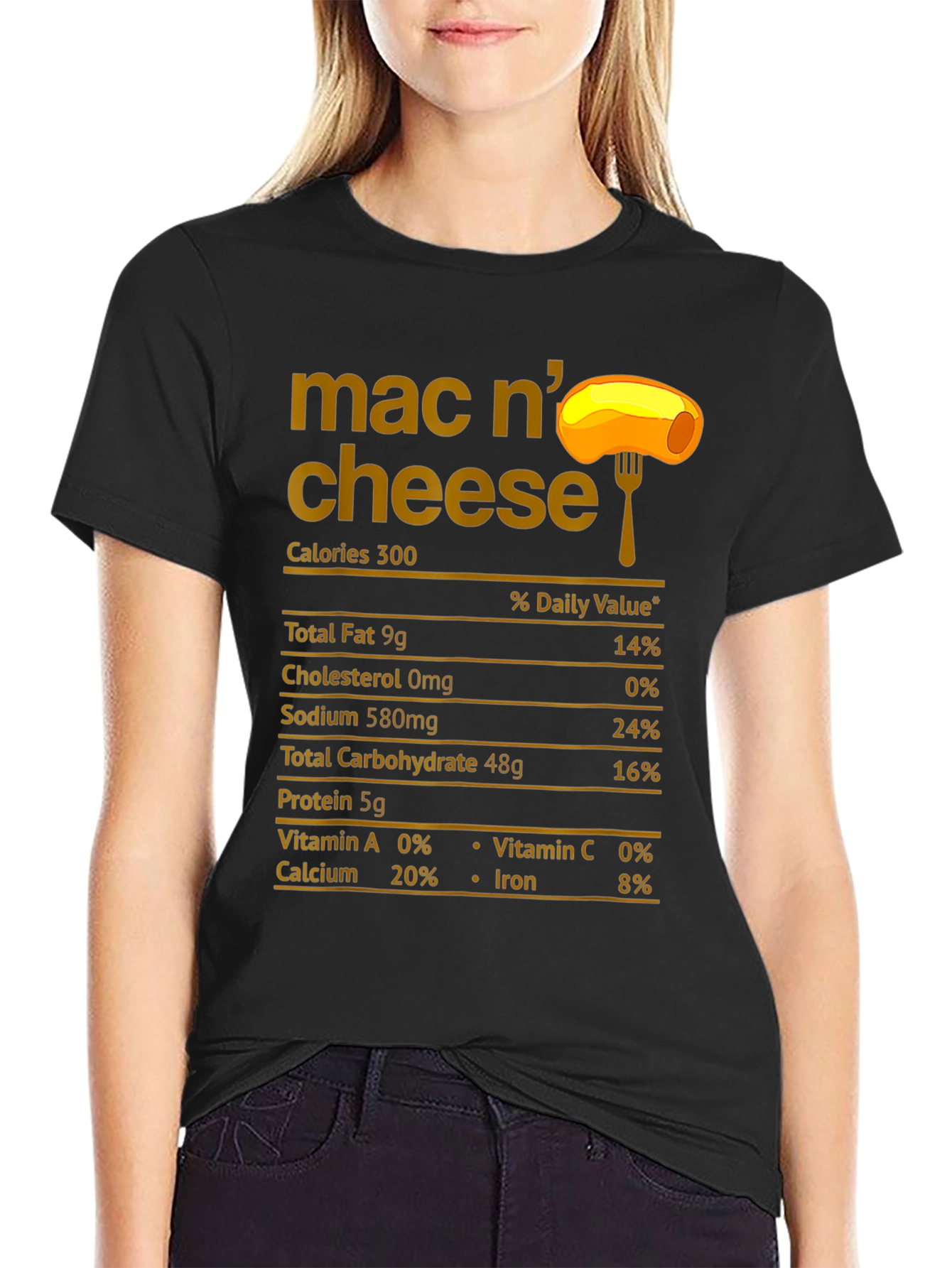 Mac N Cheese Nutrition Facts T-Shirt