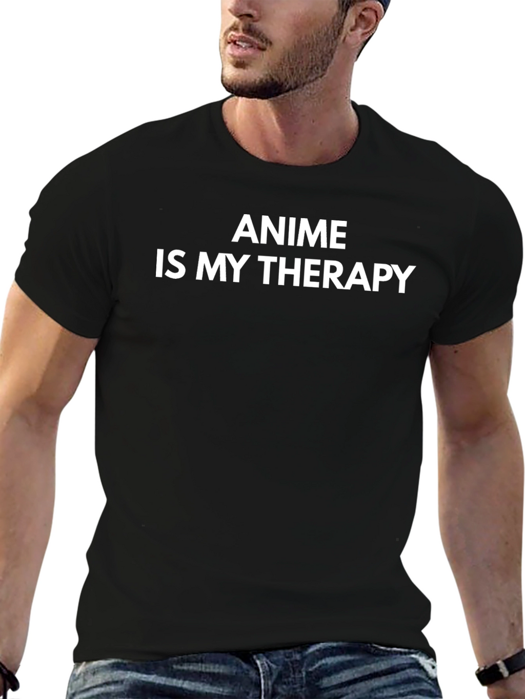 Anime Is My Therapy Graphic Tee