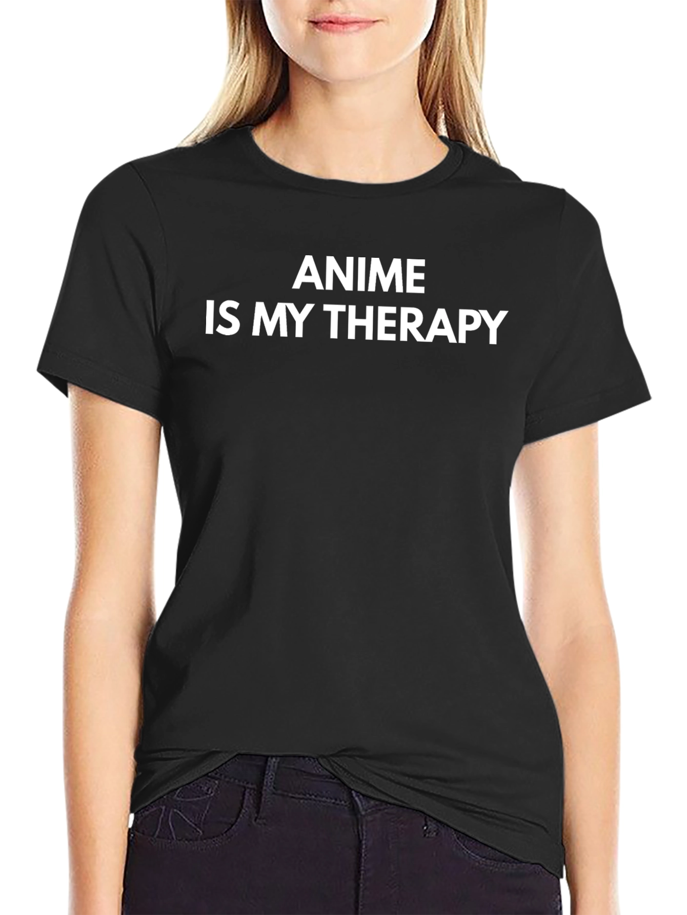 Anime Is My Therapy Graphic Tee