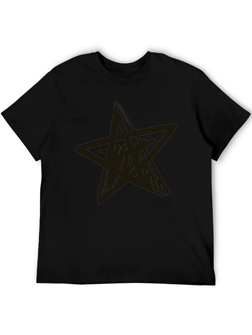 Black Star Graphic Tee - Casual Style