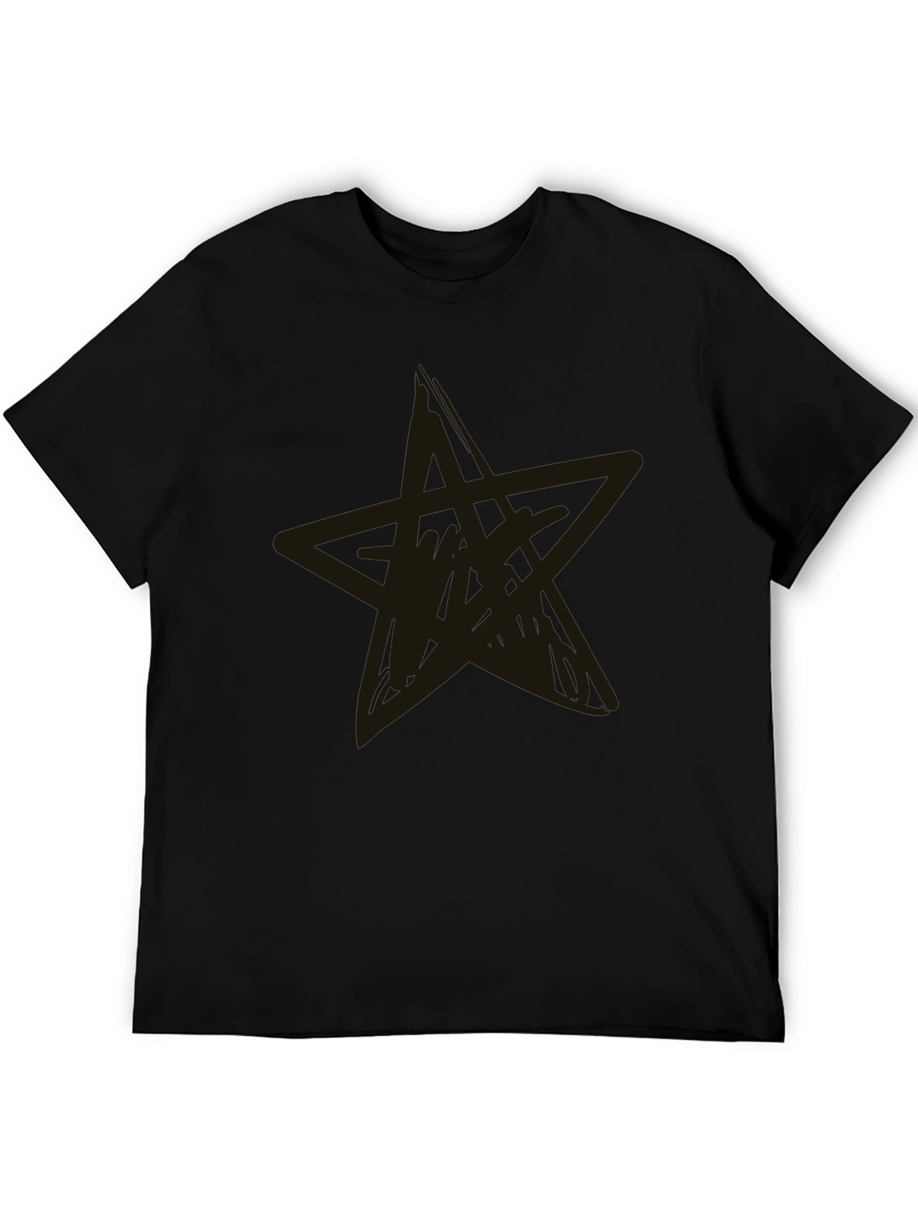 Black Star Graphic Tee - Casual Style