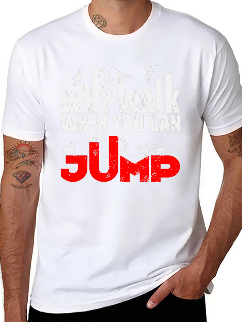Why Walk When You Can Jump T-Shirt