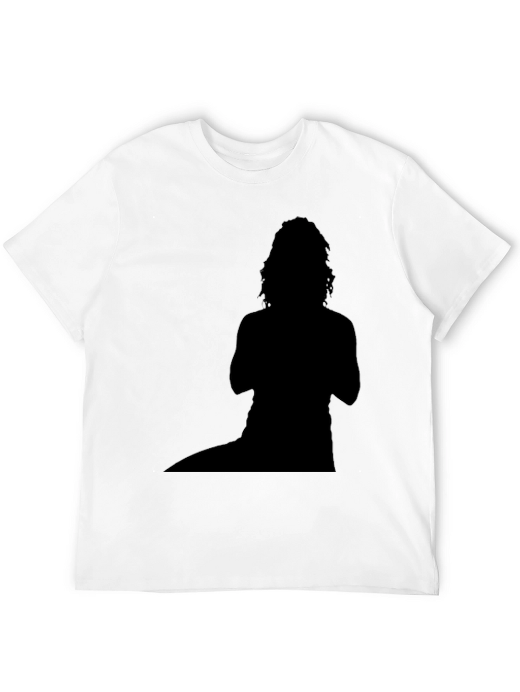 Silhouette Graphic Tee - Bold Black Cotton