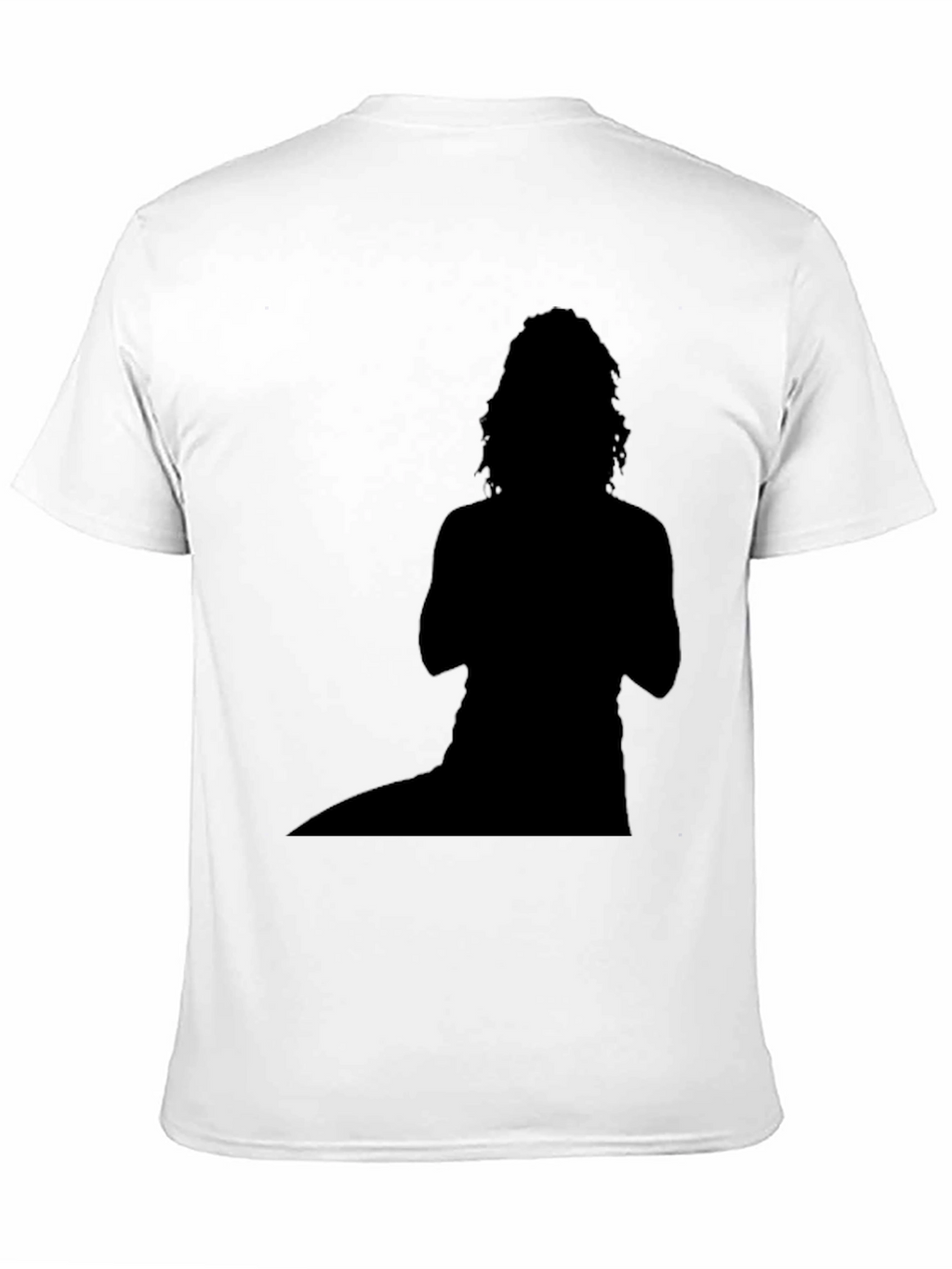 Silhouette Graphic Tee - Bold Black Cotton