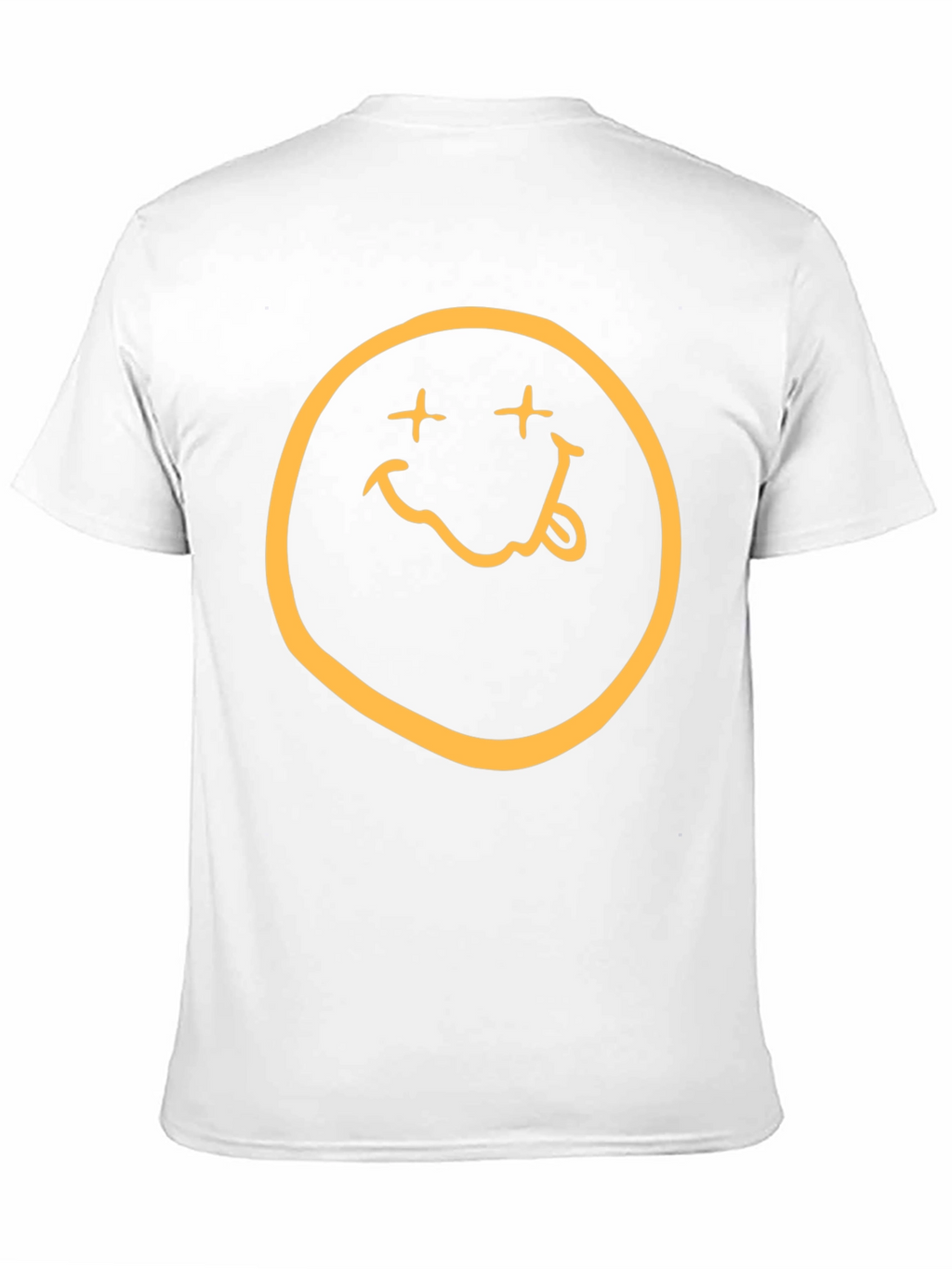 Nirvana Smiley Face Graphic Black T-Shirt
