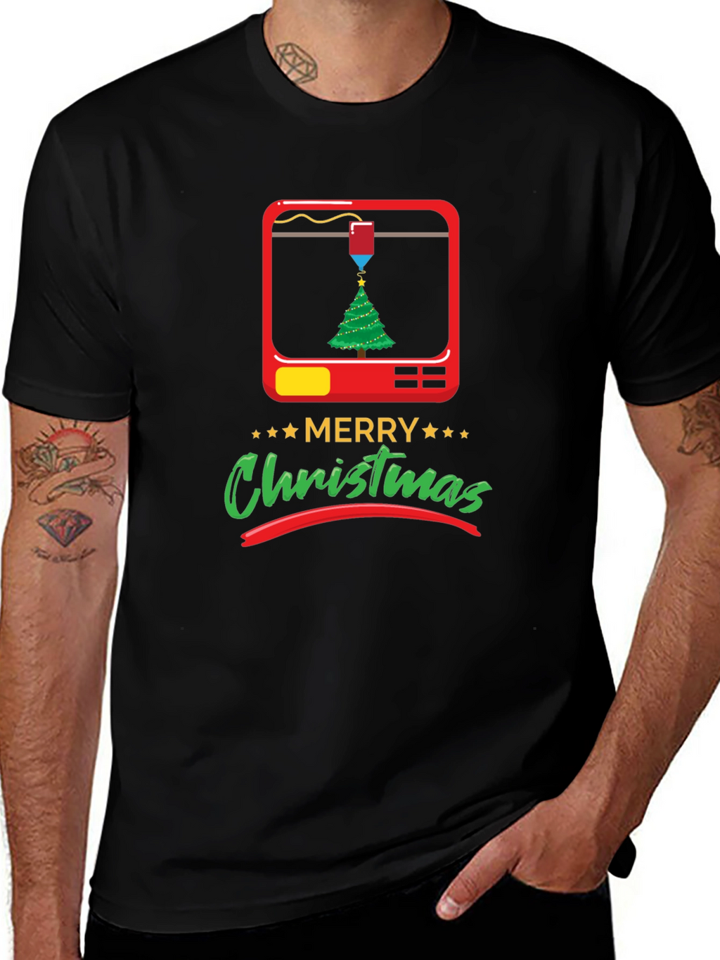 3D Printing Christmas T-Shirt