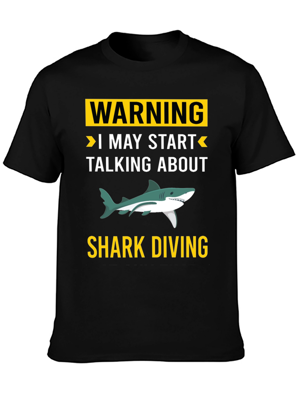 Warning Shark Diving T-Shirt