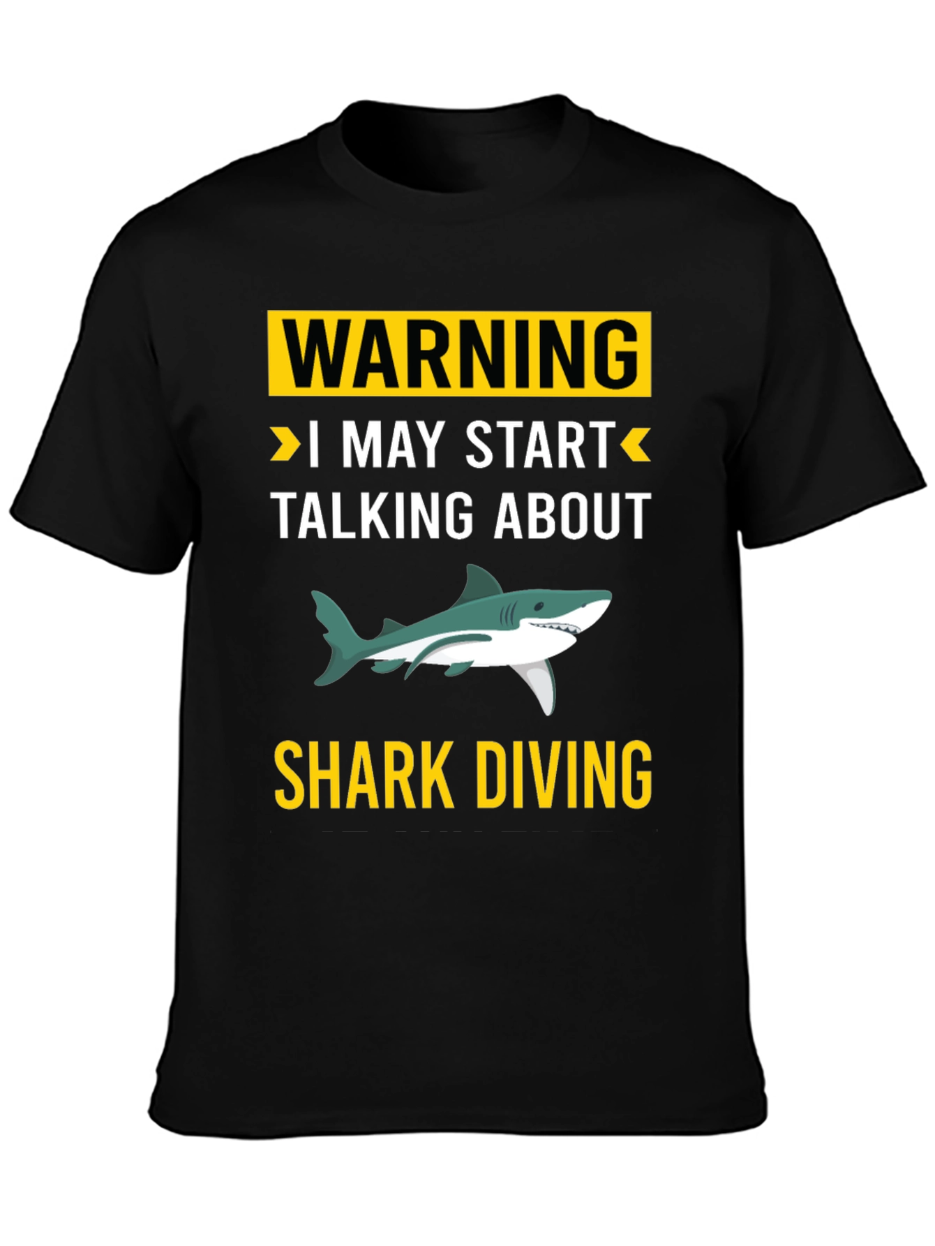 Warning Shark Diving T-Shirt