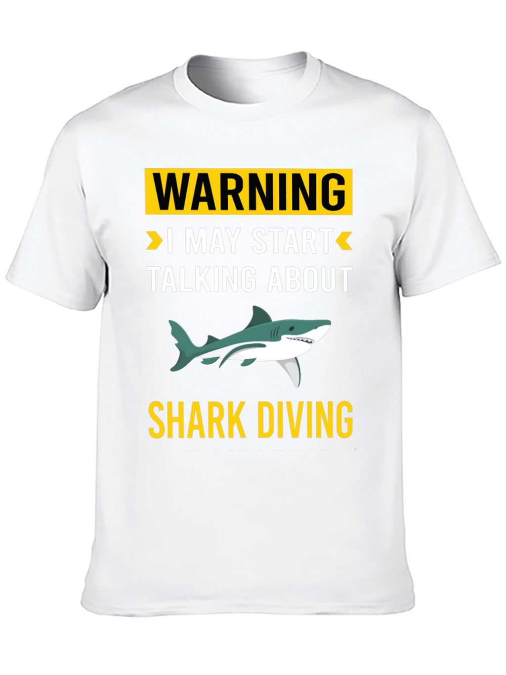 Warning Shark Diving T-Shirt
