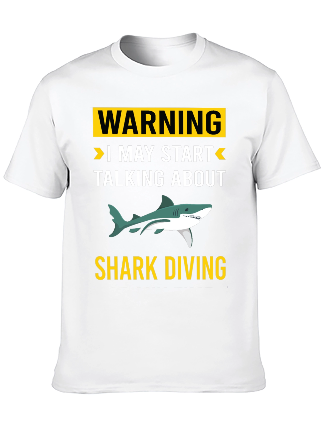 Warning Shark Diving T-Shirt