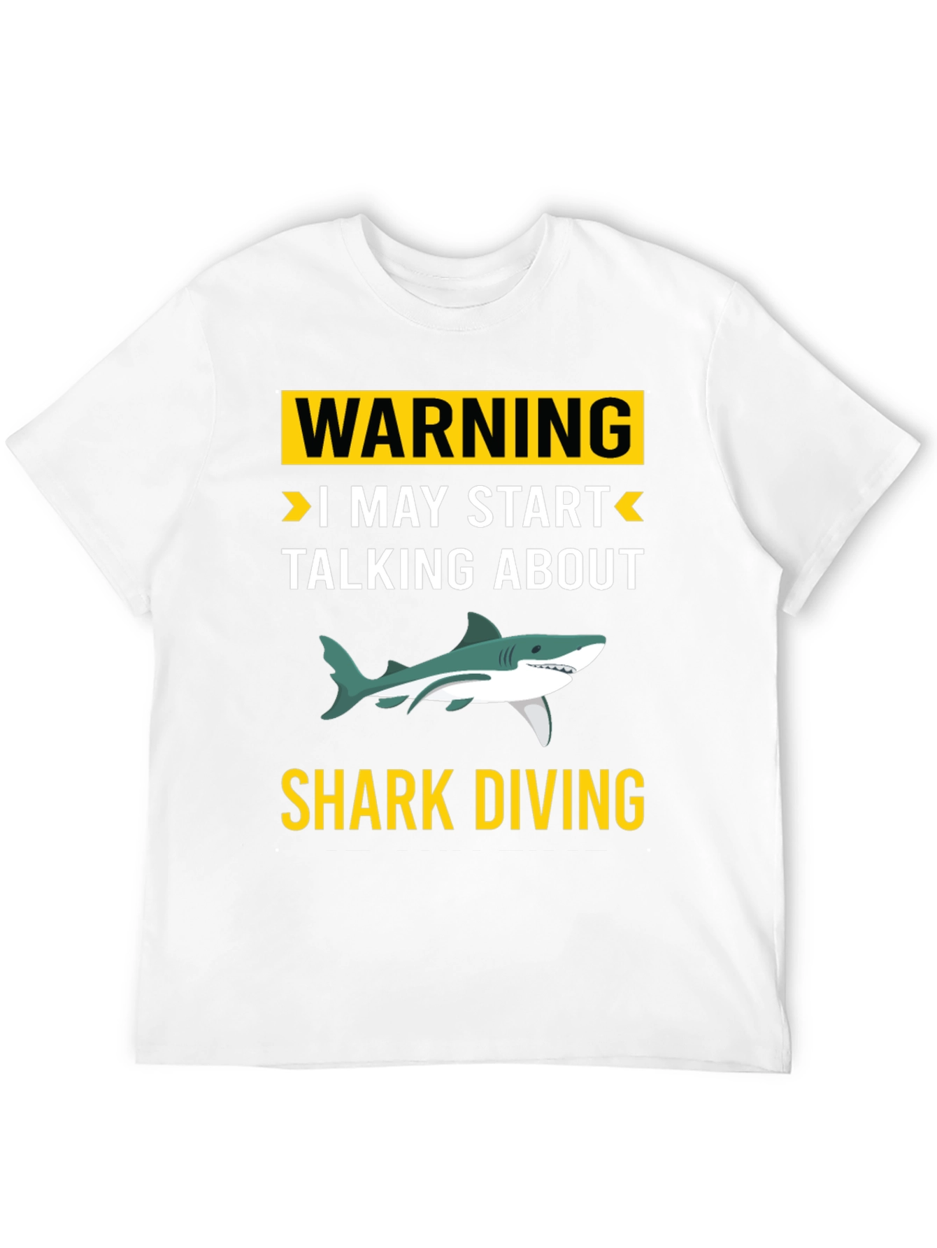 Warning Shark Diving T-Shirt