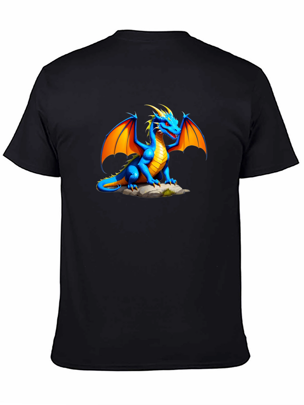 Blue Dragon Graphic Tee - Fantasy T-Shirt