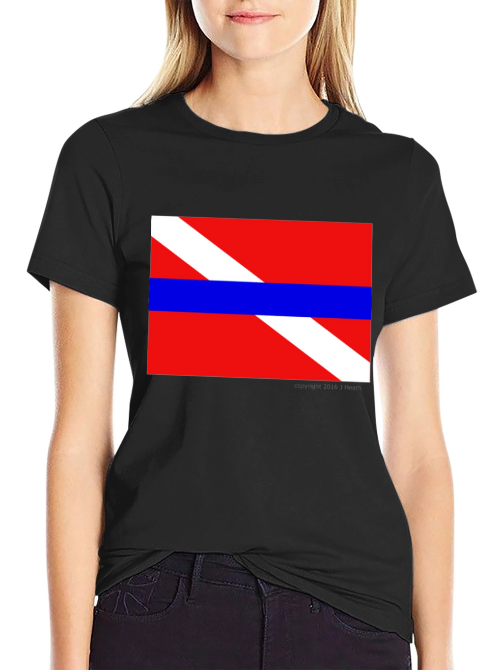 Scuba Diver Flag T-Shirt - Diving Enthusiast Apparel