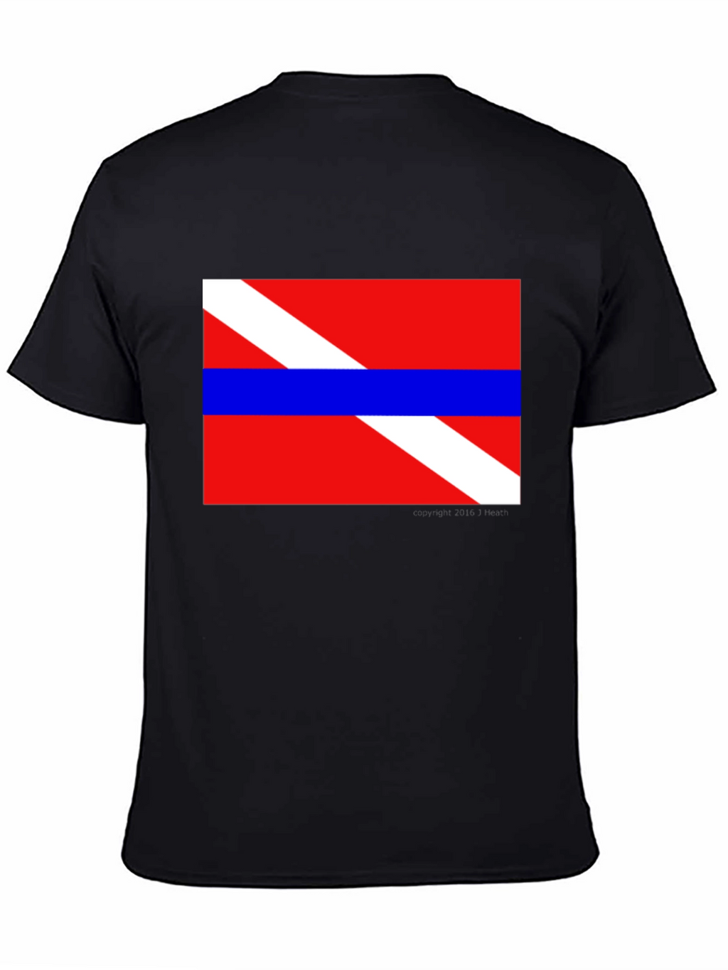 Scuba Diver Flag T-Shirt - Diving Enthusiast Apparel