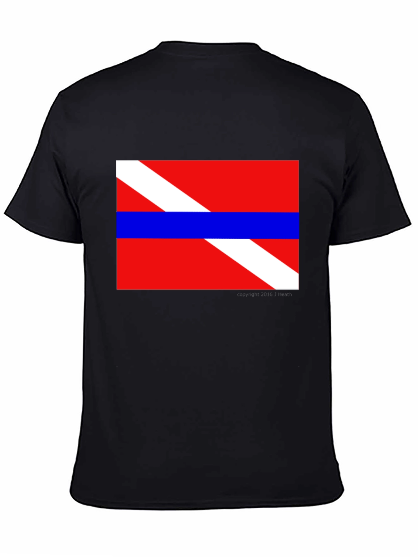 Scuba Diver Flag T-Shirt - Diving Enthusiast Apparel