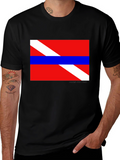 Scuba Diver Flag T-Shirt - Diving Enthusiast Apparel
