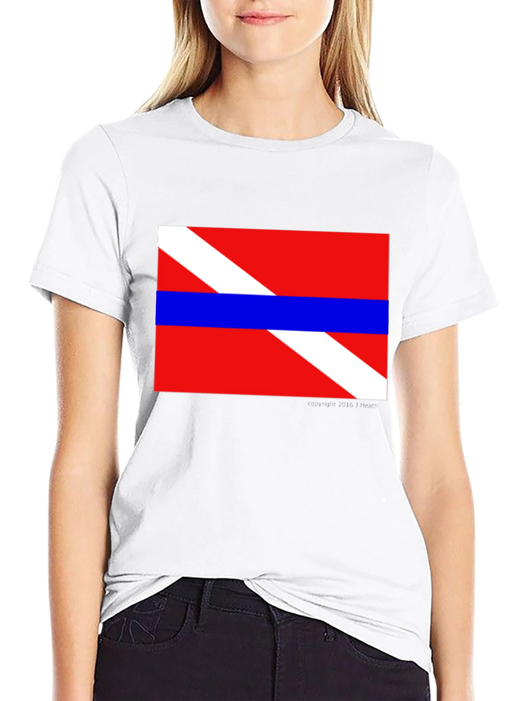 Scuba Diver Flag T-Shirt - Diving Enthusiast Apparel