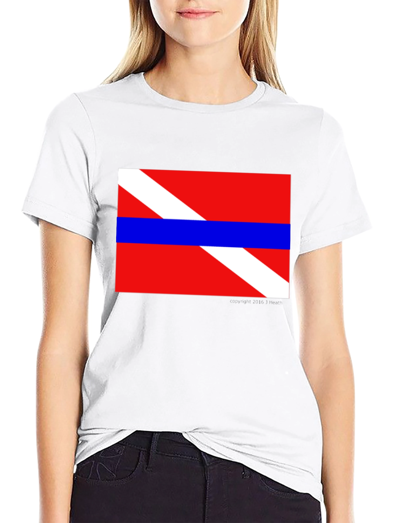 Scuba Diver Flag T-Shirt - Diving Enthusiast Apparel