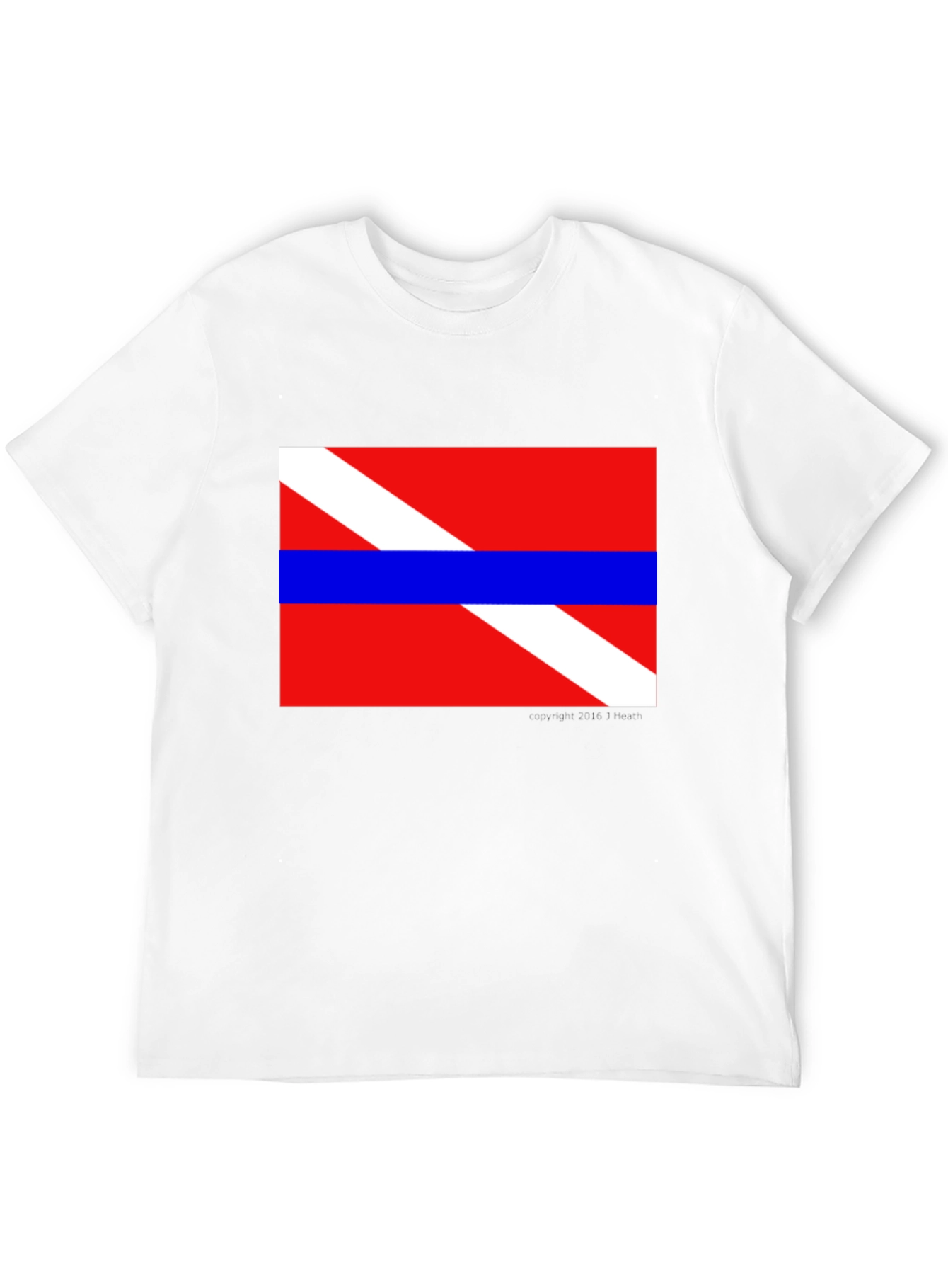 Scuba Diver Flag T-Shirt - Diving Enthusiast Apparel