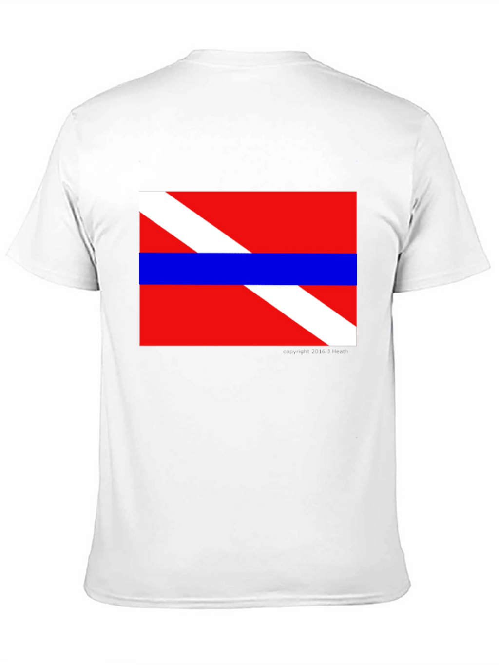 Scuba Diver Flag T-Shirt - Diving Enthusiast Apparel